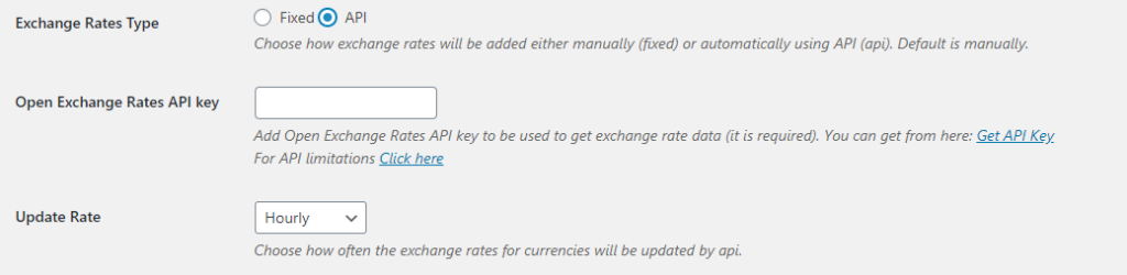 Currency Exchange Rate Management