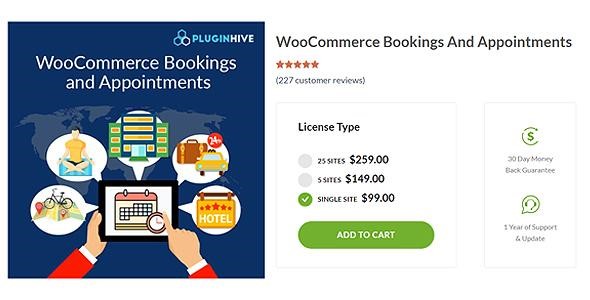 WooCommerce Bookings & Appointments 