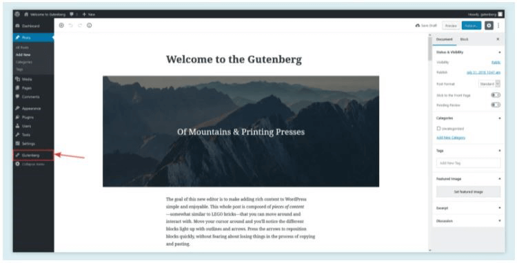 Exploring Gutenberg