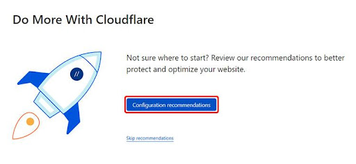 5th Step – Cloudflare Configuration
