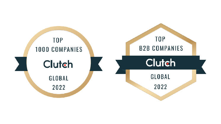 Top 1000 Global Company in 2022! Clutch