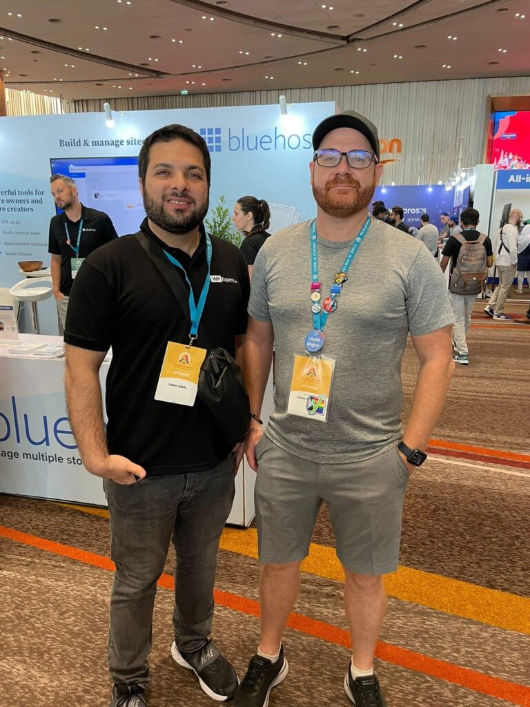 A click of WPExperts CEO with WCVendors Founder
