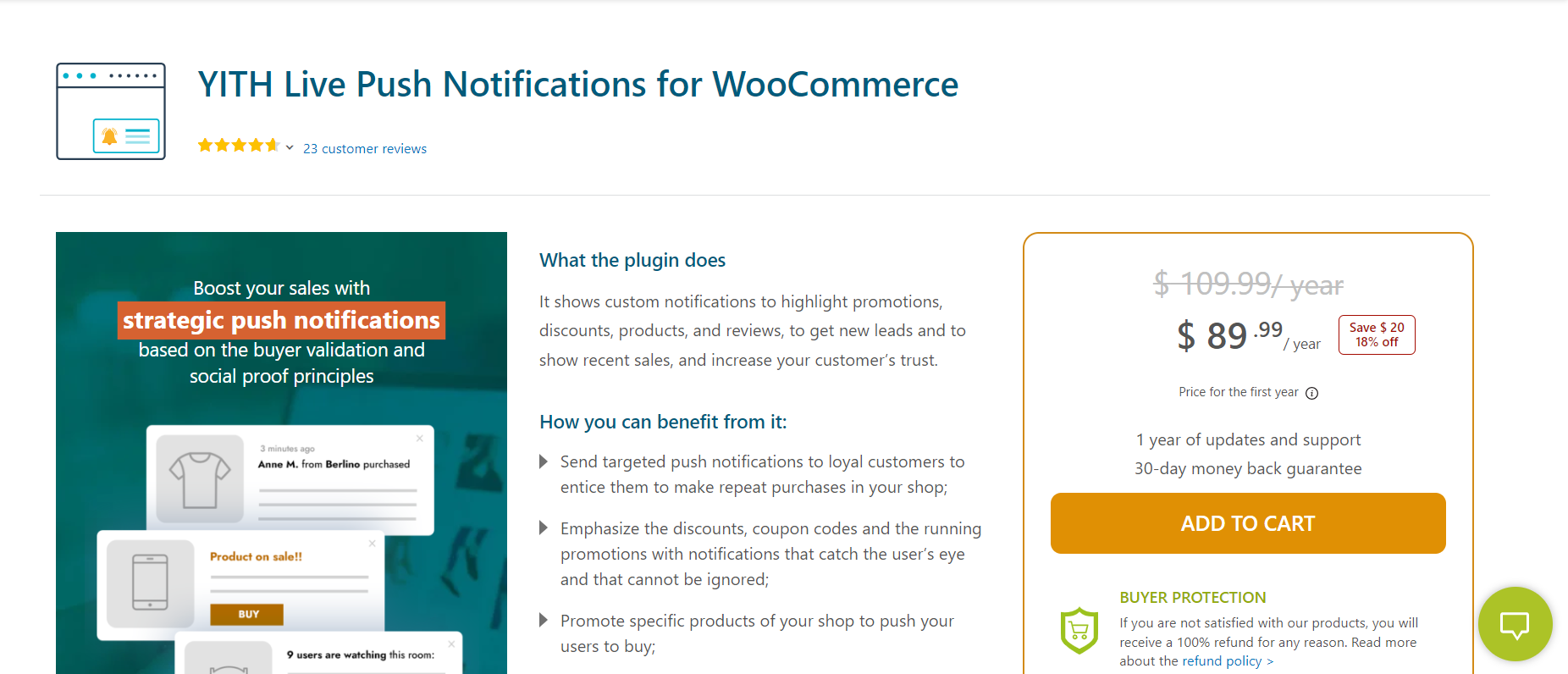 YITH Live Push Notifications for WooCommerce