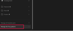 manage all of my patterns manage all of my patterns