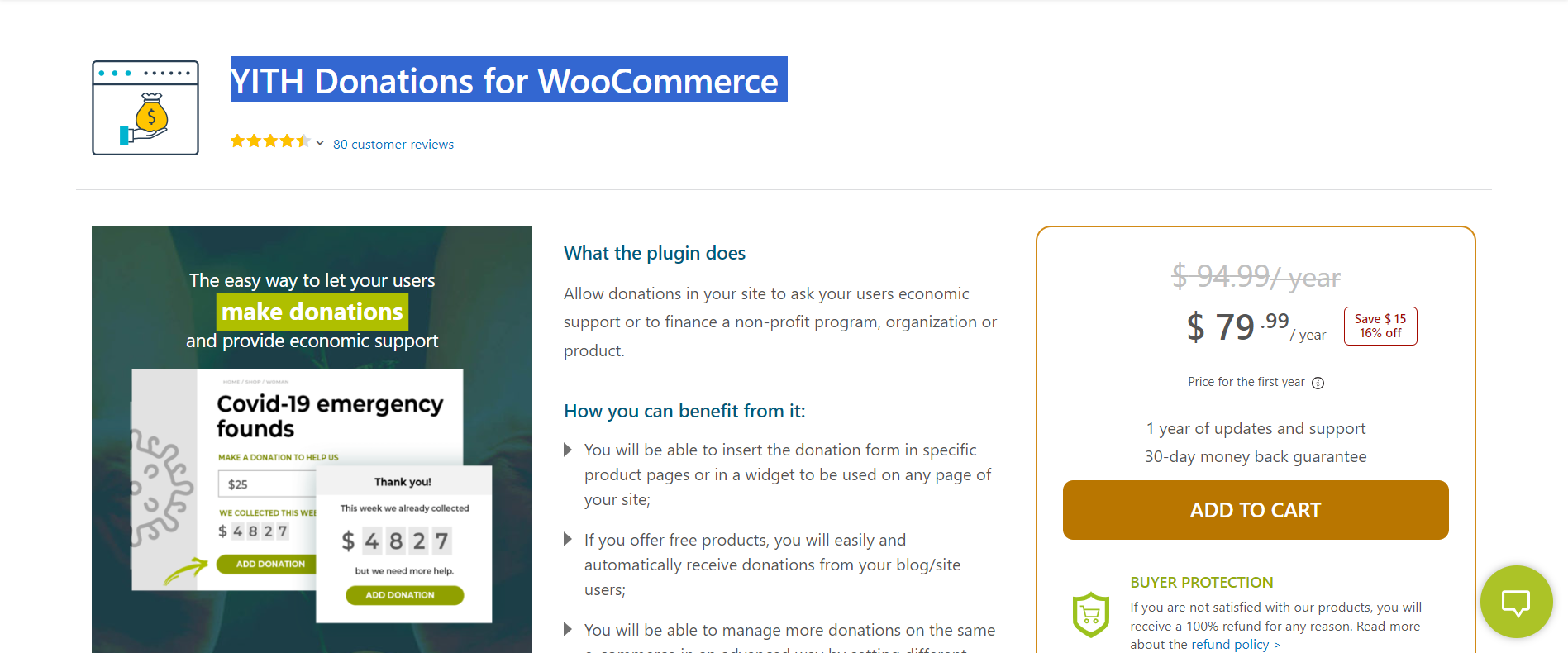 YITH Donation for WooCommerce