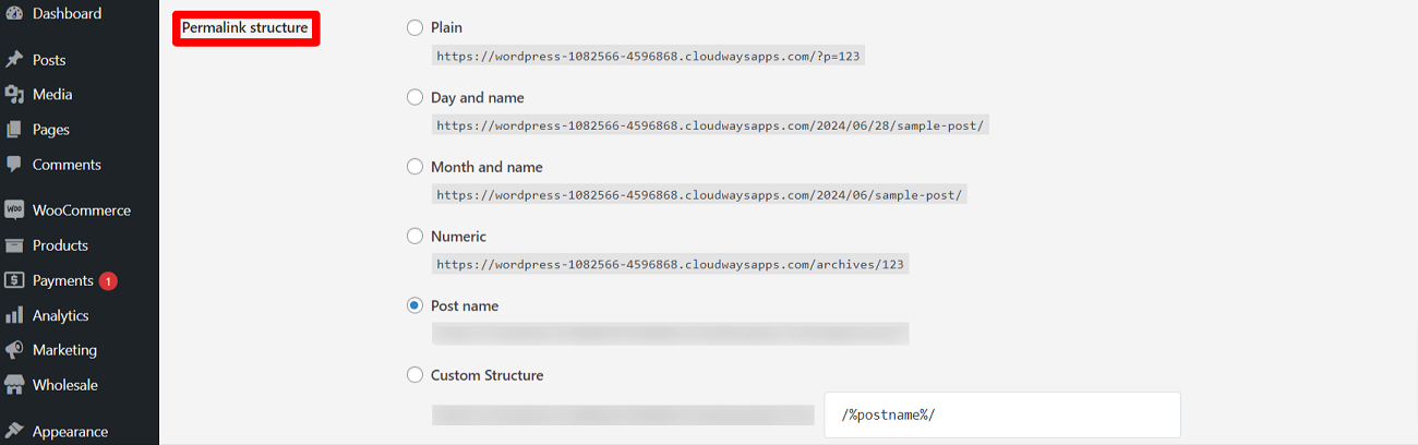 permalink-structure-for-using-htaccess-file