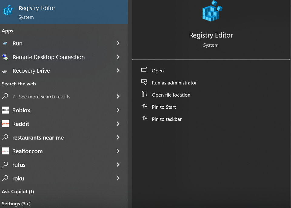 Windows-Registry-Editor