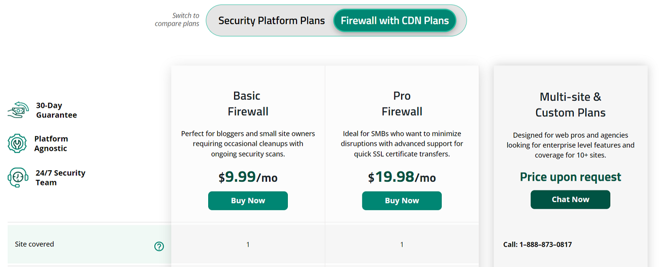 firewall-with-cdn-plans-including-basic-firewall-pro-firewall-and-multi-site-and-custom-plans