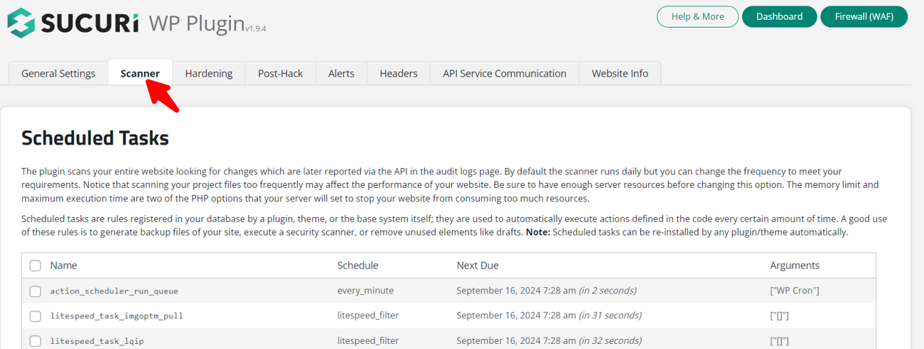 sucuri-wp-plugin-scanner-settings