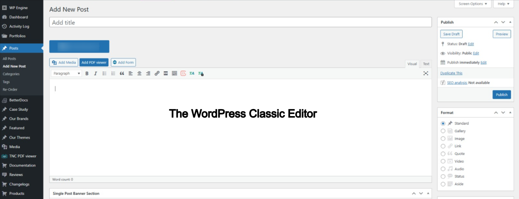 WordPress Classic Editor