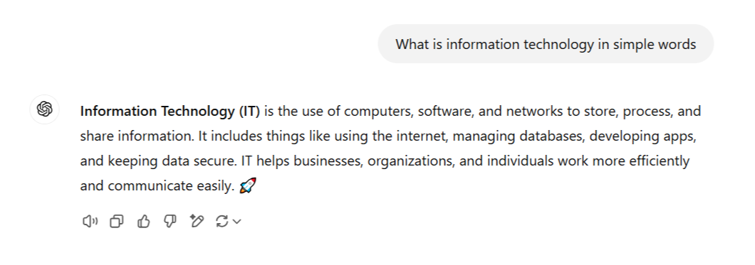 ChatGPT Prompt about Information Technology - WPExperts ChatGPT Prompt about Information Technology