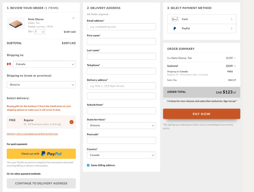 Complicated-Checkout-Process