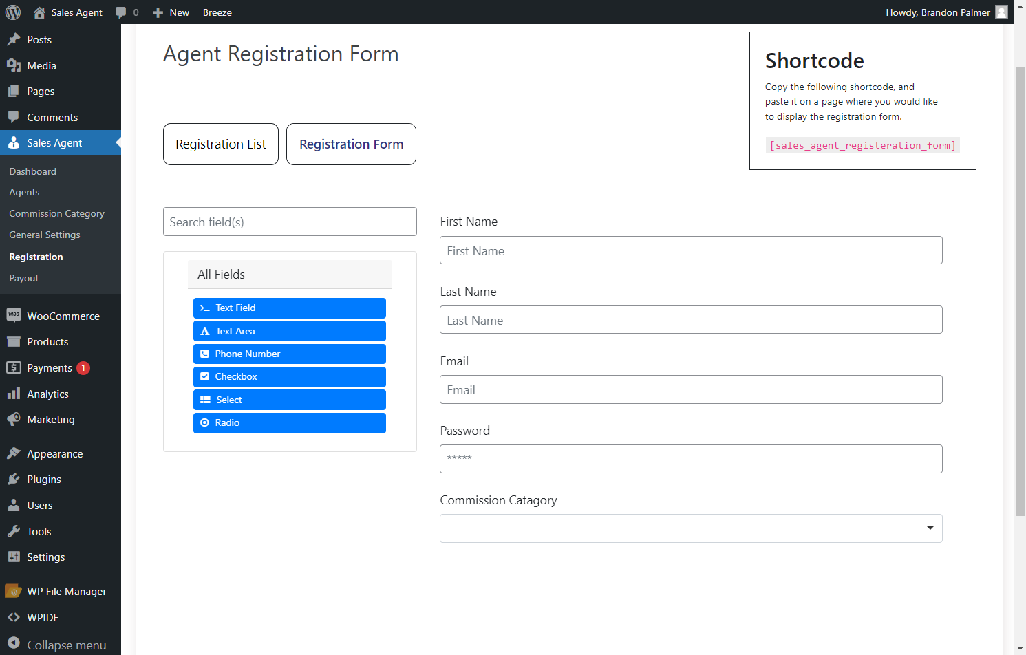 Agent Registration