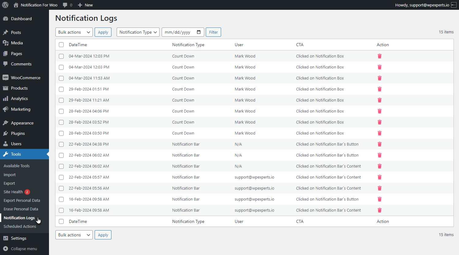 Comprehensive Tracking