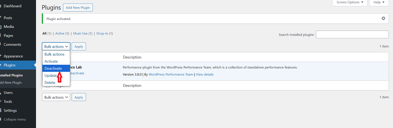 Deactivate WordPress Plugins to Remove Cookies are blocked due to unexpected output error