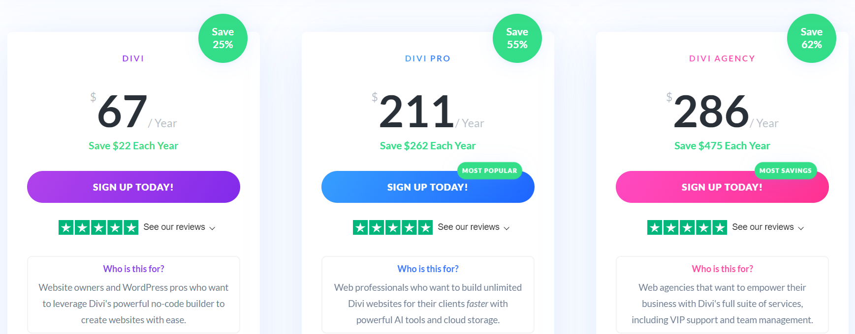 Divi Pricing