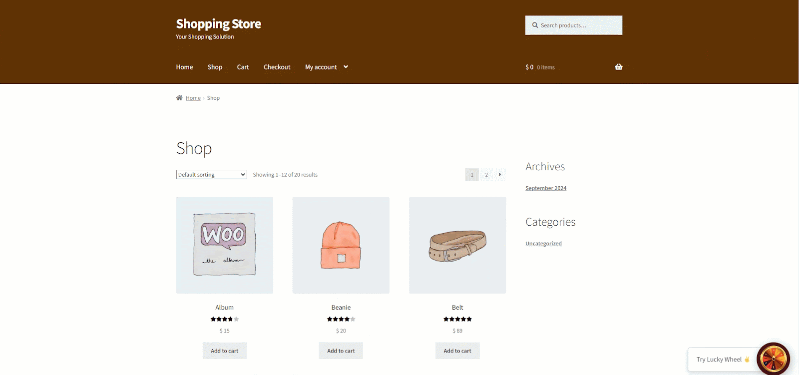 Enable Cart Redirect Frontend