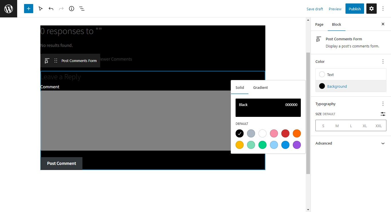 Improvements To The Comment Block