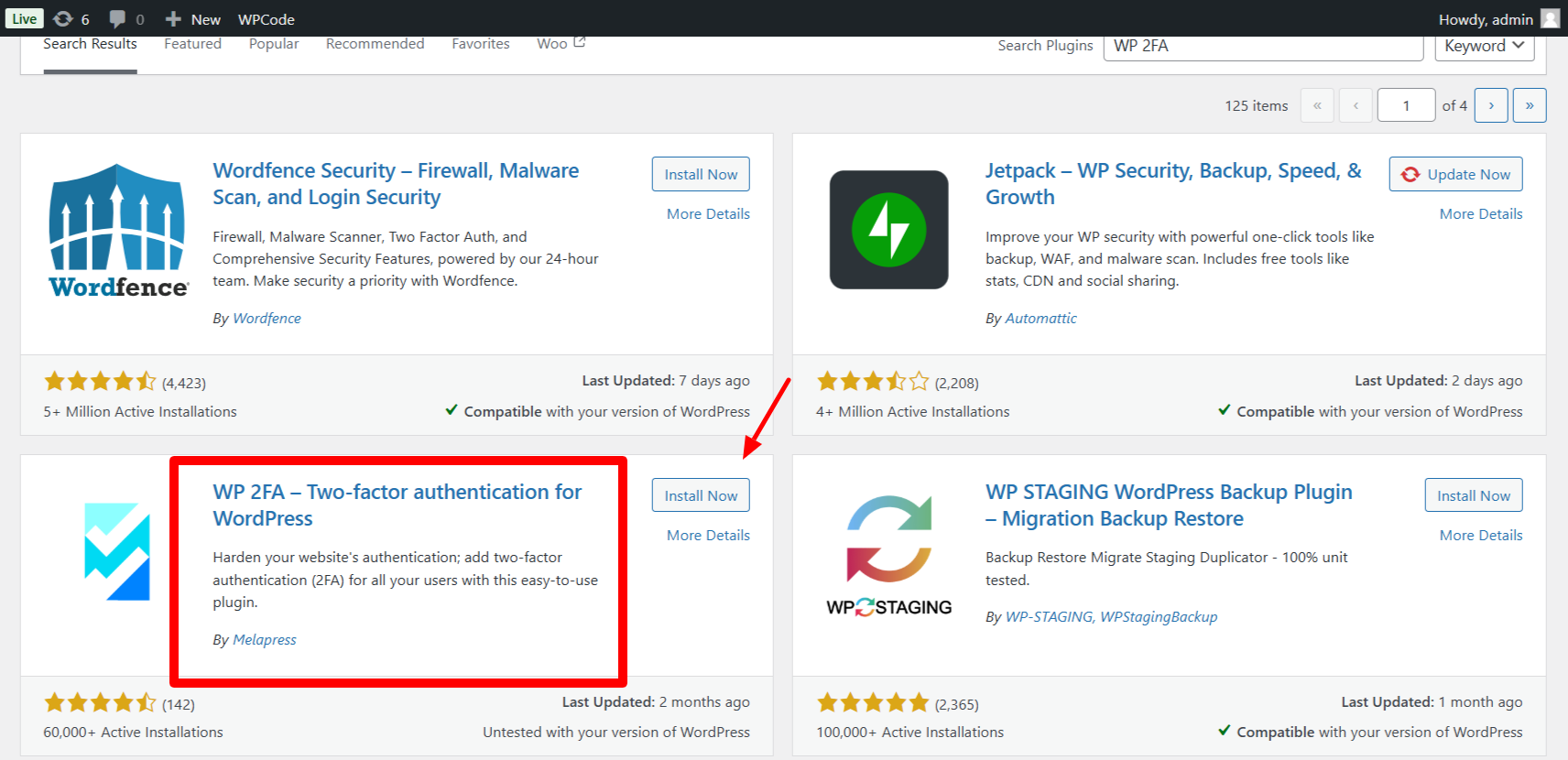 Install the Plugin