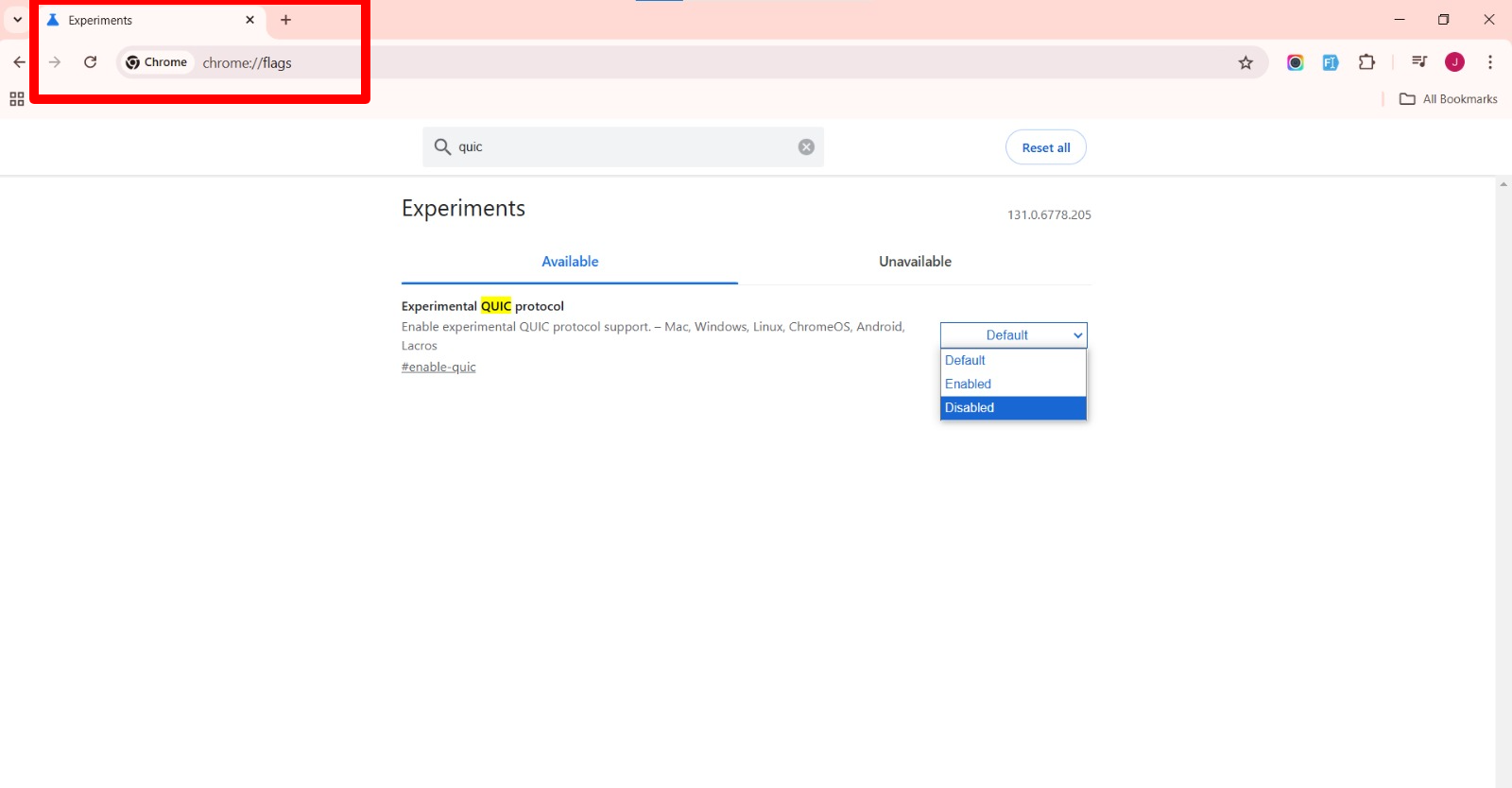 Launch your Google Chrome