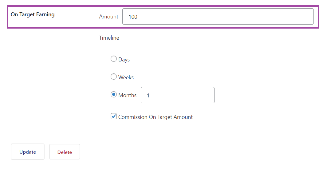 On Target Earning