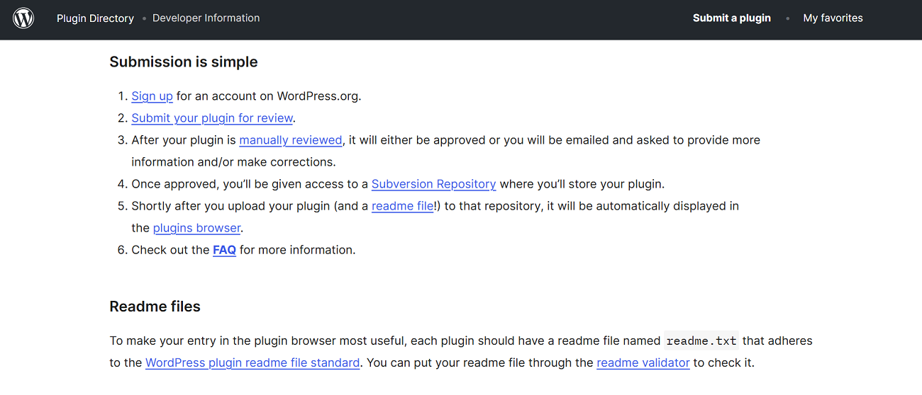 Plugin Submission is an Easy Process