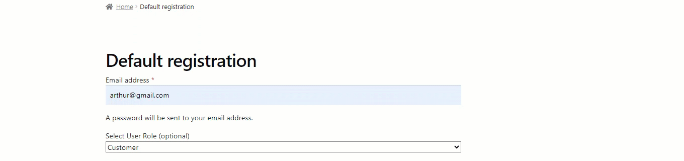 Role-Based Redirection Feature