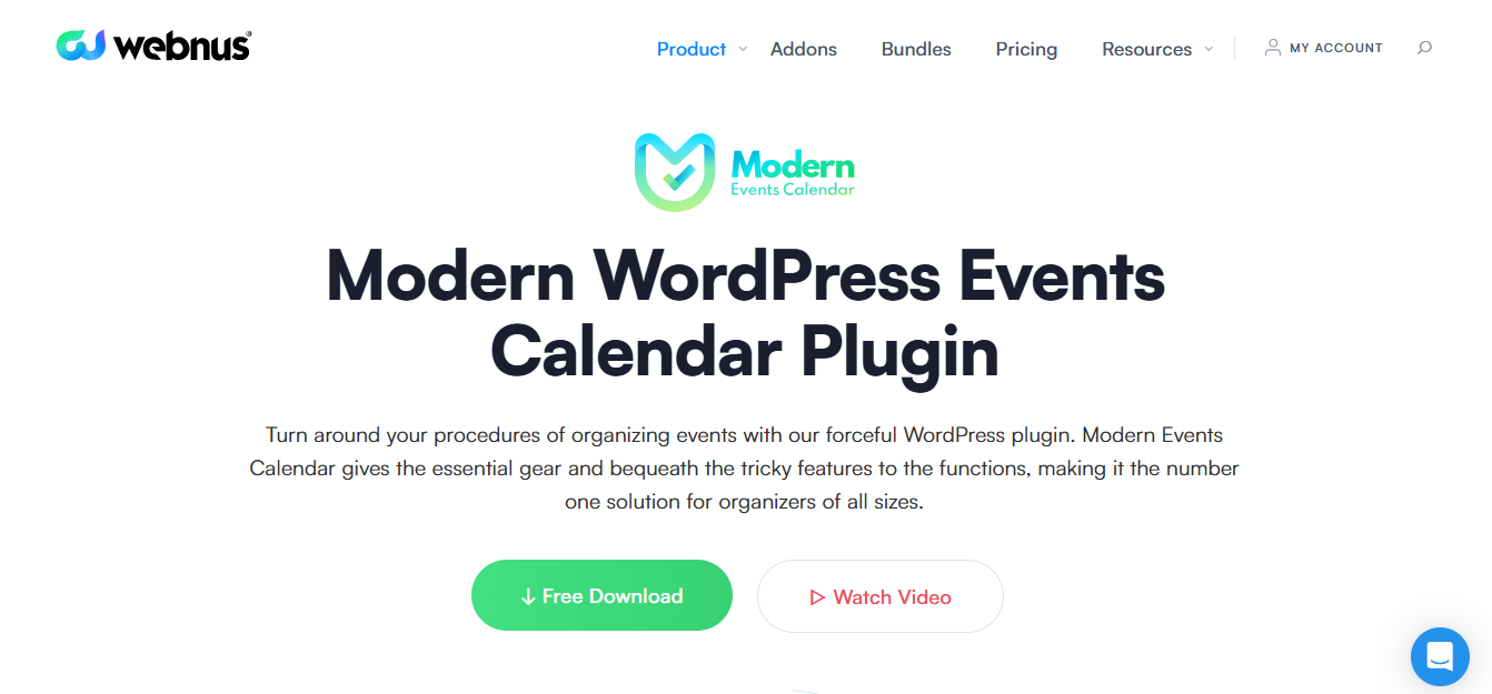 Modern WordPress Events Calendar Plugin
