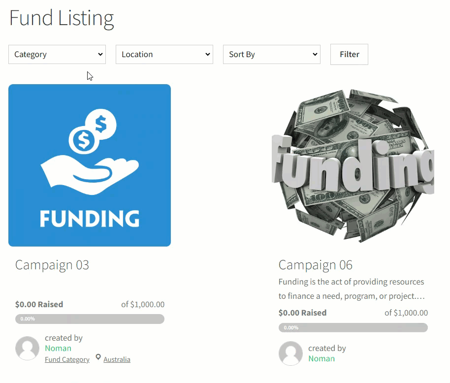 Search Field - Category