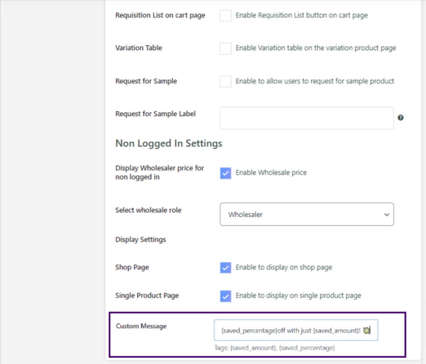 add-tag-saved-percentage-and-saved-amount-in-custom-message