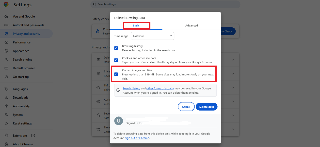 clear browser cache to bypass 501 not implemented error