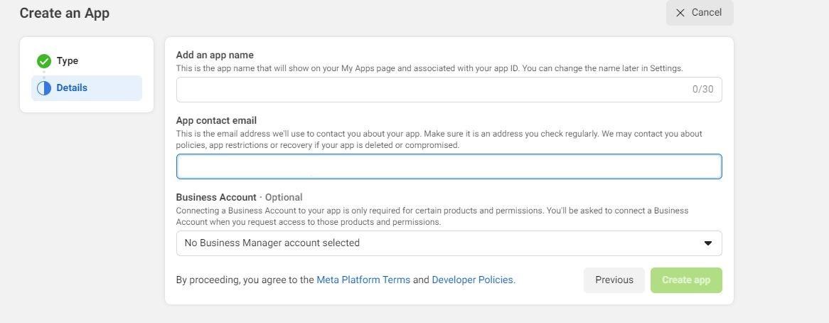 create an app