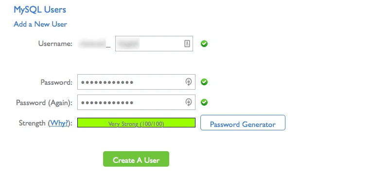 database user