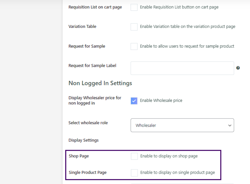 enable-shop-page-and-single-product-page-options