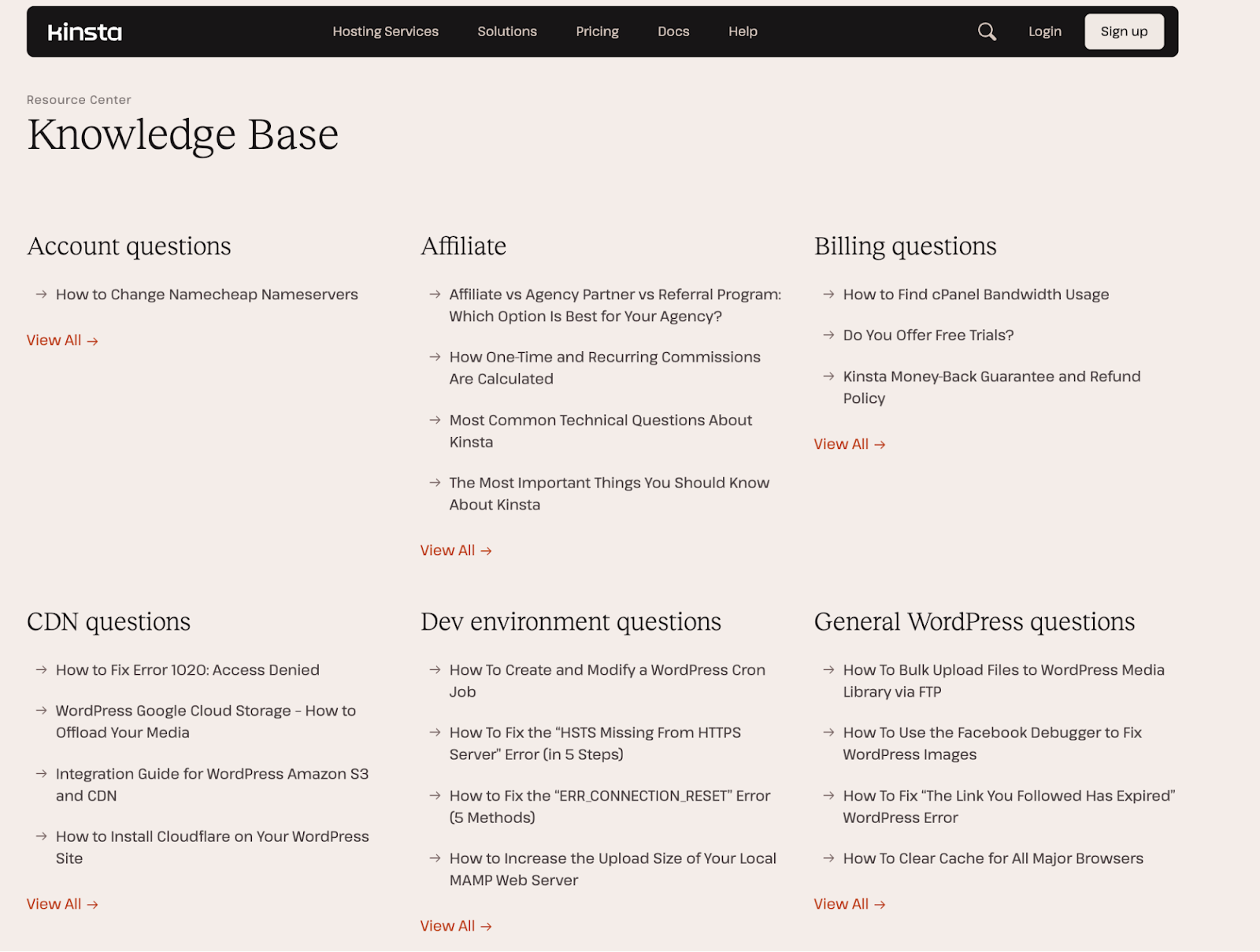 kinsta-knowledge-base