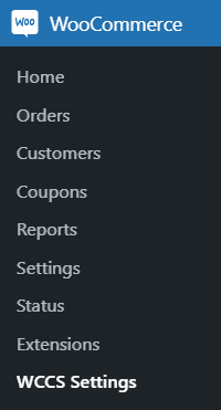 woocommerce WCCS Settings
