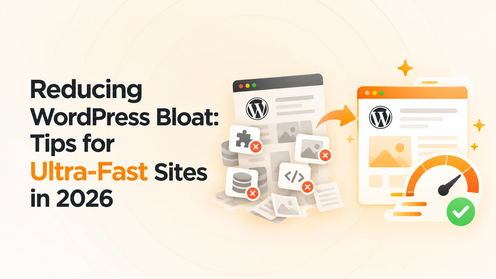 reducing WordPress bloat